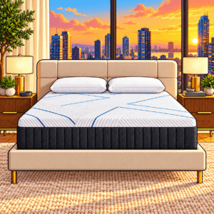 Sleepy Joe's Skyline Soft mattress angled side view