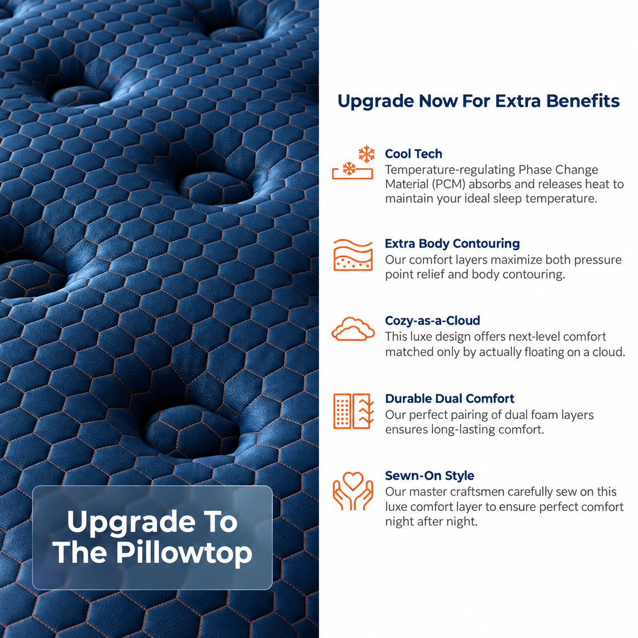 Mattress upgrade information